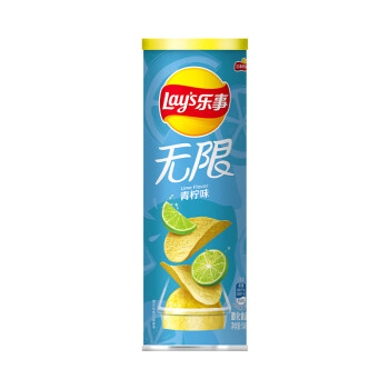 乐事 无限 薯片 青柠味 104g