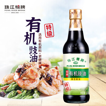 珠江桥牌 有机豉油 酱油 300m