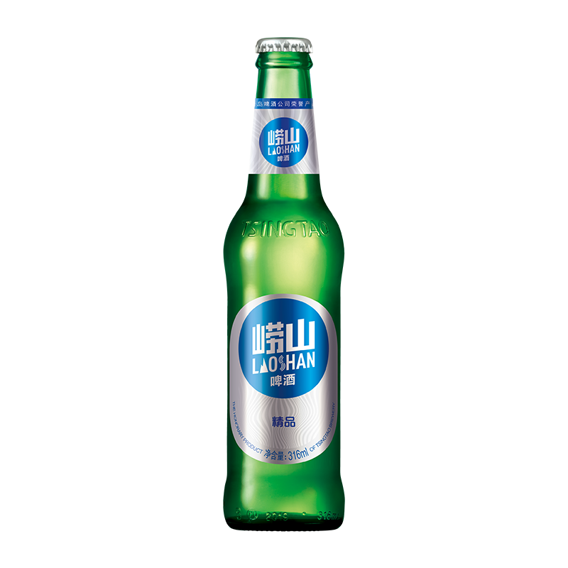 崂山啤酒 金麦8度316ml*24瓶+青岛啤酒福禧罐500ml*4听 99元（需领券，合49.5元/件）