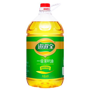 道道全菜籽油食用油一级菜籽油物理压榨非转基因4L*1桶