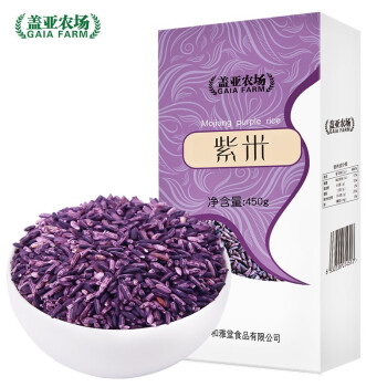 蓋亞農(nóng)場(chǎng) 雜糧 紫米 450g