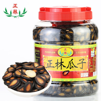 正林 3A黑瓜子1200g/桶五香味大顆粒西瓜子年貨節(jié)禮桶堅(jiān)果炒貨休閑零食