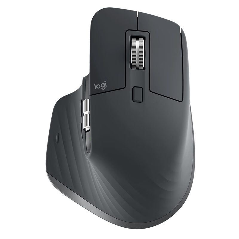 羅技 logitech MX Master 3S 2.4G藍(lán)牙 雙模無線鼠標(biāo) 8000DPI 石墨黑 396.1元包郵