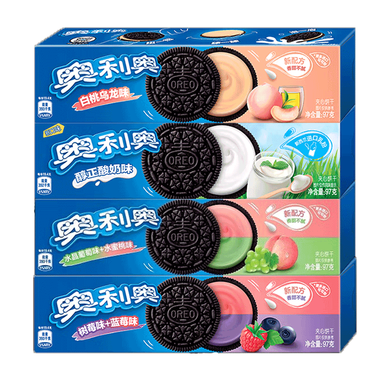 奧利奧（Oreo） 夾心餅干97g *多口味任選6件 29.7元（合4.95元/件）