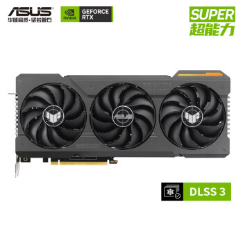 华硕 ASUS TUF GeForce RTX 4070 Ti SUPER O16G-GAMING 显卡 16GB 黑色