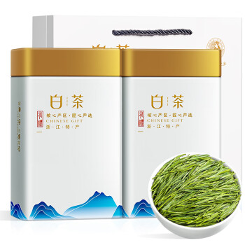 移动端、京东百亿补贴：福茗源 明前一级 安吉白茶 125g*2罐