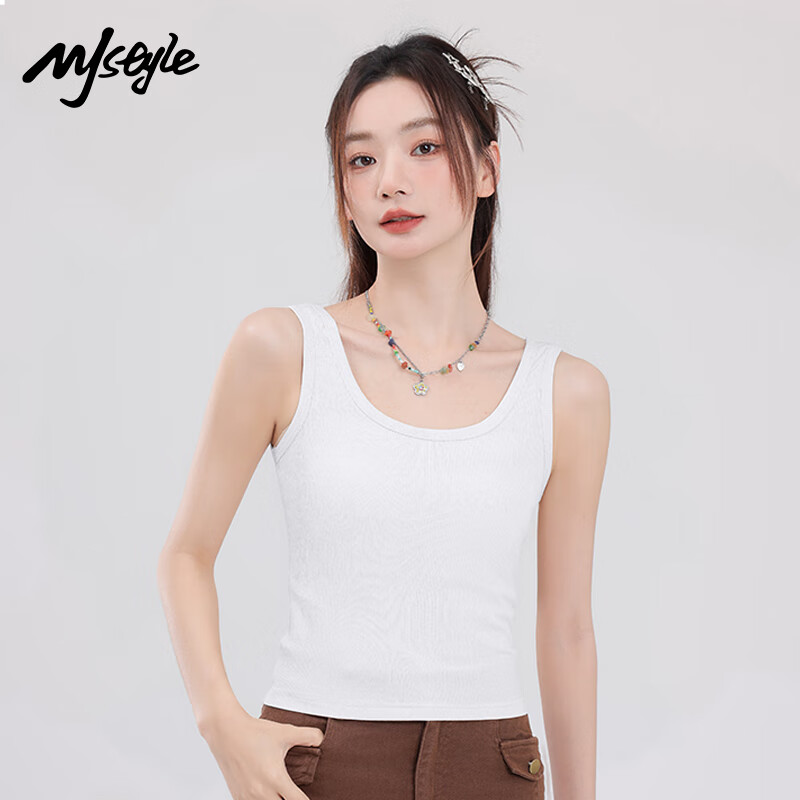 PLUS會(huì)員：MJ STYLE 方領(lǐng)背心 女 19.95元