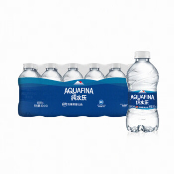 AQUAFINA 纯水乐 百事可乐纯水乐 AQUAFINA 饮用水 纯净水 350ml*24瓶 百事出品