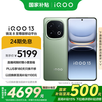 iQOO 13 16GB+1TB 5G手机曼岛