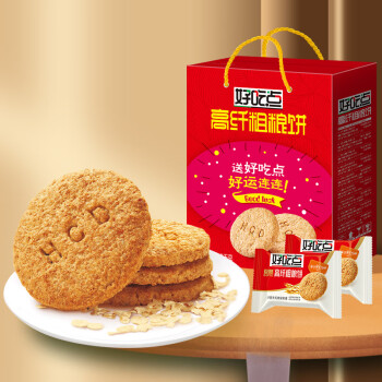 好吃点 高纤粗粮饼年货节礼盒1.12kg 走亲访友佳品