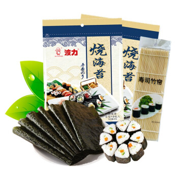 波力食品 壽司海苔 27g*2包(共20片)