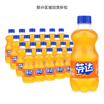 Fanta 芬达 Coca-Cola 可口可乐 芬达橙味汽水 300ml*24瓶