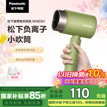 松下 Panasonic EH-WNE5H 電吹風(fēng) 綠色