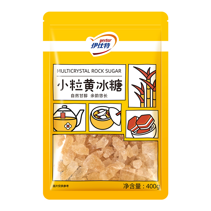 【安琪自营】伊仕特小粒黄冰糖400g  9.1元