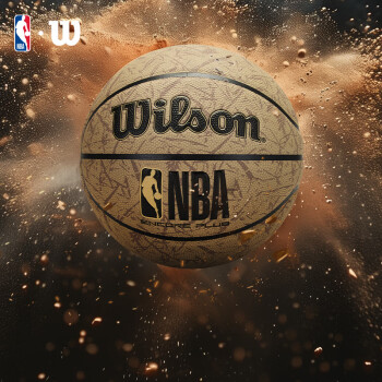 Wilson NBA ENCORE PLUS防尘皮革暗纹配色室内外成人比赛7号篮球