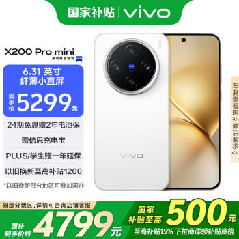 vivo X200 Pro mini 5G手機 16GB+512GB 直白