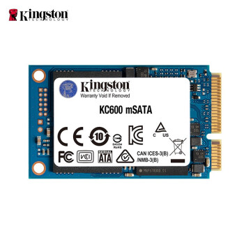 金士頓 KC600 mSATA 固態(tài)硬盤 256GB（SATA3.0