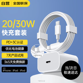 智国者 WITGOER 快充充电器套装 PD20W