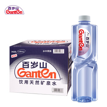 百歲山 飲用天然礦泉水1.5L*12瓶整箱裝