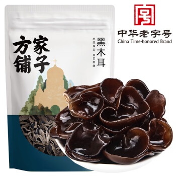 方家鋪子 黑龍江特產(chǎn) 東北黑木耳 菌菇干貨 涼拌炒菜食材