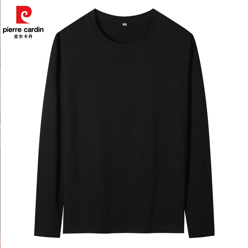 pierre cardin 皮爾·卡丹 男士純棉長袖T恤 多色可選 BL-CT6001-200 29.9元（需買2件，需用券）