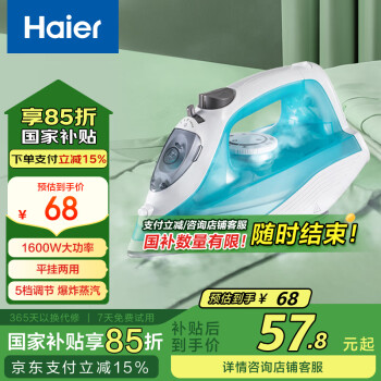 海爾 Haier HY-Y1616 電熨斗 藍(lán)色