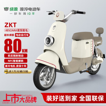 綠源 電動車ZKT新國標(biāo)48V24AH鋰電池液冷電機