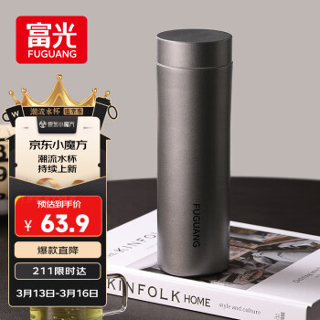 富光 WFZ1285-520 保温杯 520ml 深邃灰