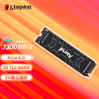 金士頓 Fury系列 Renegade 叛逆者 NVMe M.2 固態(tài)硬盤