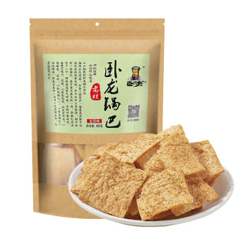 臥龍食品 老灶鍋巴 五香味 400g