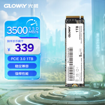 光威 1TB SSD固態(tài)硬盤 M.2接口(NVMe協(xié)議) PCIe 3.0x4 Basic 系列 黑神話裝機(jī)升級