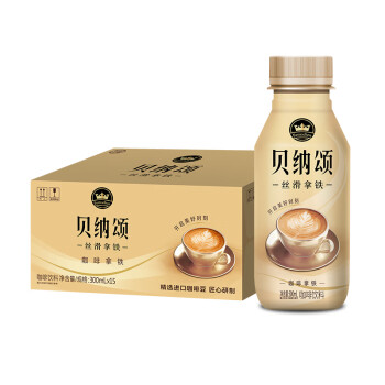 貝納頌 康師傅 貝納頌咖啡拿鐵 300ml*15瓶 整箱裝