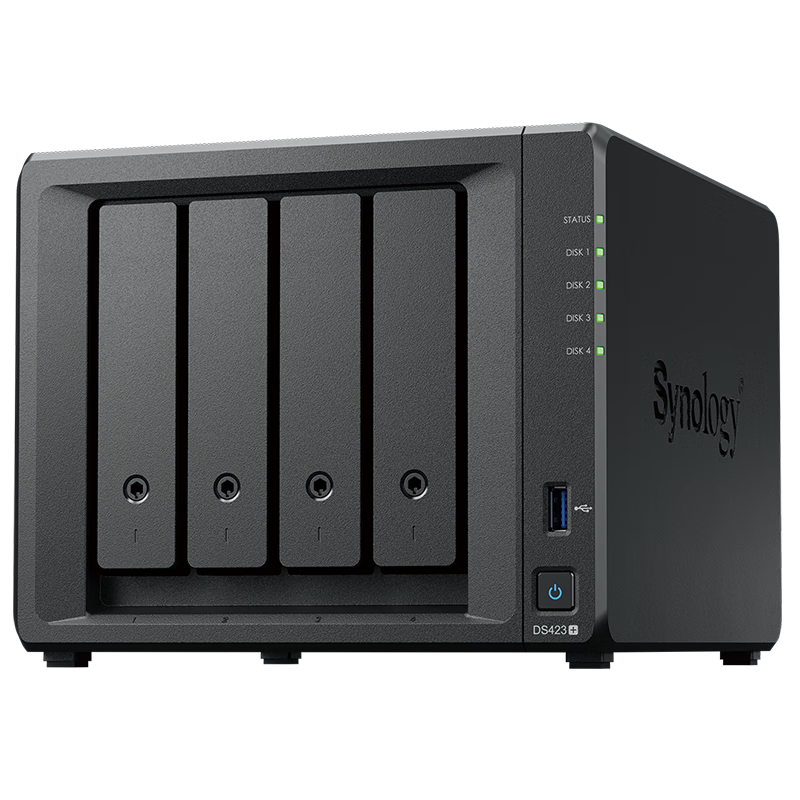 PLUS會員: 群暉（Synology）DS423+ 四核心 四盤位 網(wǎng)絡存儲服務器（無內(nèi)置硬盤 ） 3275.1元(需領券)