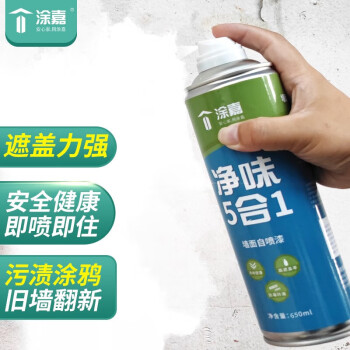 涂嘉 墻面修復(fù)自噴漆 650ml 臟污涂鴉 白色油漆