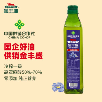 金豐盛 亞麻籽油 450ml 物理冷榨一級