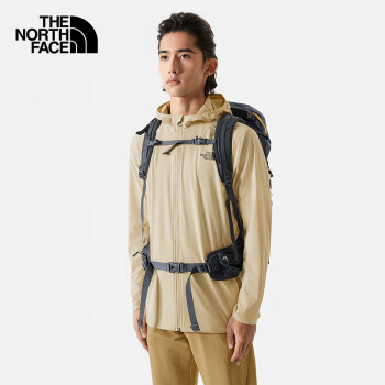 THE NORTH FACE 北面 防曬衣男戶外防風(fēng)夾克8AUR 卡其色/3X4 L