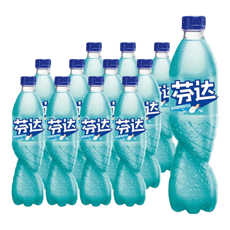 可口可乐汽水碳酸饮料 芬达茉莉蜜桃500ml*12瓶 25.9元