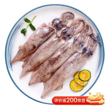 美加佳 筆管魷魚500g 海兔子 墨斗魚 海鮮水產 燒烤食材