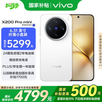 vivo X200 Pro mini 5G手机 16GB+512GB 直白