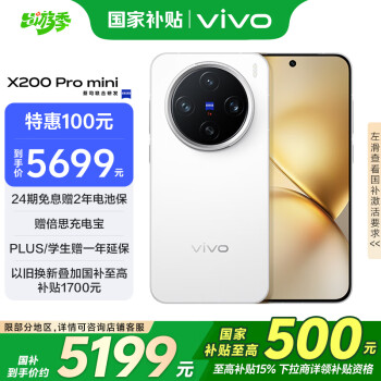 vivo X200 Pro mini 5G手机 16GB+1TB 直白