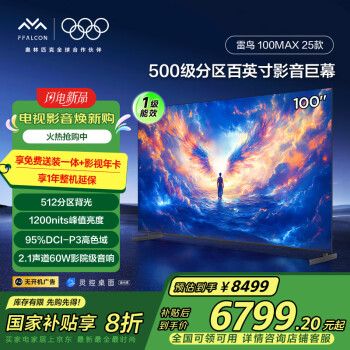 雷鳥(niǎo) 100S585C Max-A 液晶電視 100英寸 4K 25款（送裝一體）