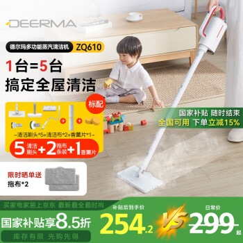 德尔玛 DEM-ZQ610 蒸汽拖把