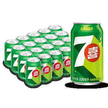 7喜 汽水碳酸飲料 330ml*20聽  33.9元（需領券）