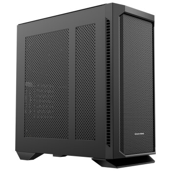 移动端、京东百亿补贴：长城 铁幕H503B铁侧板机箱（20cm扇位/E-ATX/