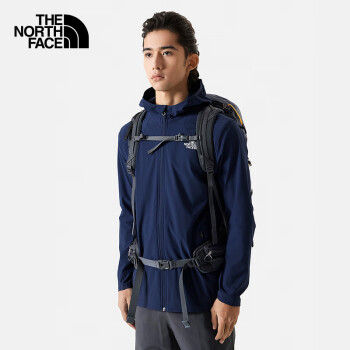 THE NORTH FACE 北面 防曬衣男戶外防風夾克8AUR 藏青色/8K2 S