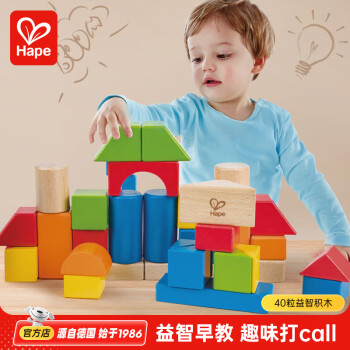 Hape E8321 40粒積木