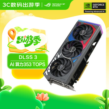 華碩 ASUS ROG STRIX GeForce RTX 4060 Ti 8G GAMING 電競(jìng)游戲顯卡