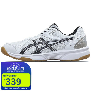 ASICS 亞瑟士 乒乓球鞋羽毛球鞋室內(nèi)綜合逐鹿系列1053A034 1053A034-101 42