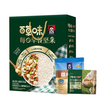 百草味 本味甄果每日坚果燕麦片礼盒840g-桂格 营养早餐礼盒零食