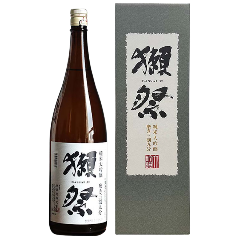 Dassai 獭祭 39 三割九分 纯米大吟酿 清酒 1.8L*6瓶 整箱装 3354.25元 包邮（多重优惠）